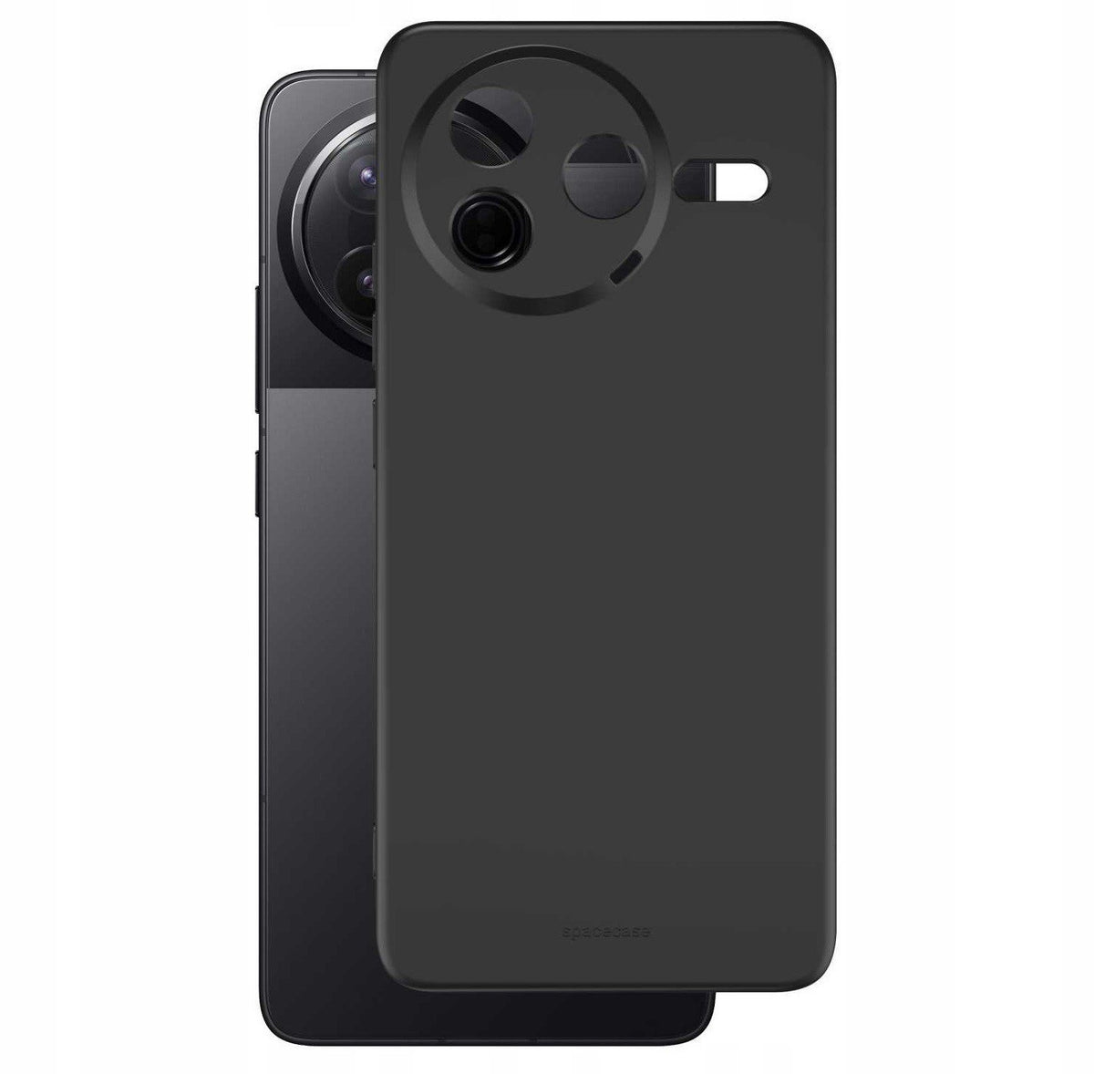 Θήκη Xiaomi Poco F7 Pro Spacecase Silicone Case Σιλικόνης - Black (5905719119188)