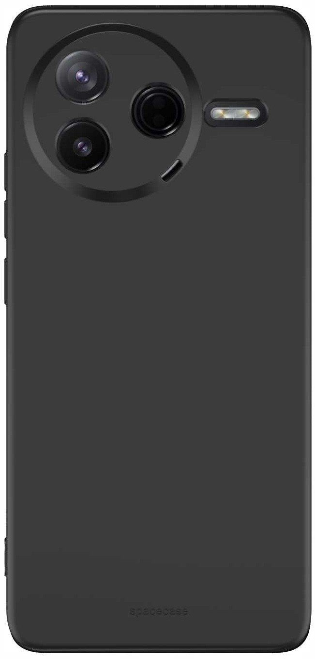 Θήκη Xiaomi Poco F7 Pro Spacecase Silicone Case Σιλικόνης - Black (5905719119188)