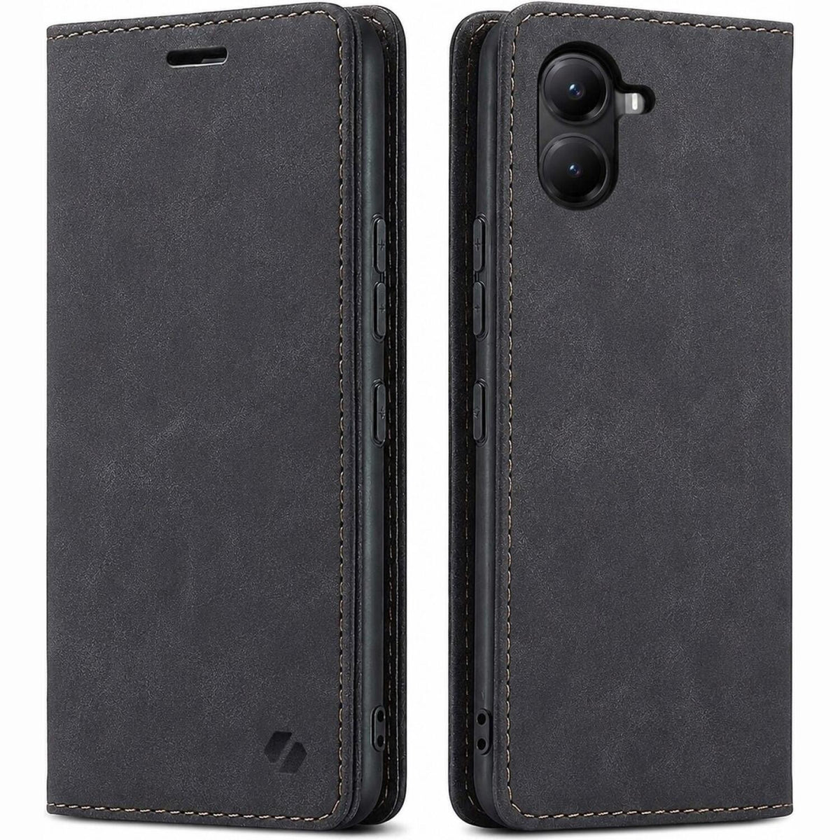 Θήκη Xiaomi Poco X7 Pro Spacecase Wallet Πορτοφόλι - Black (5905719118051)