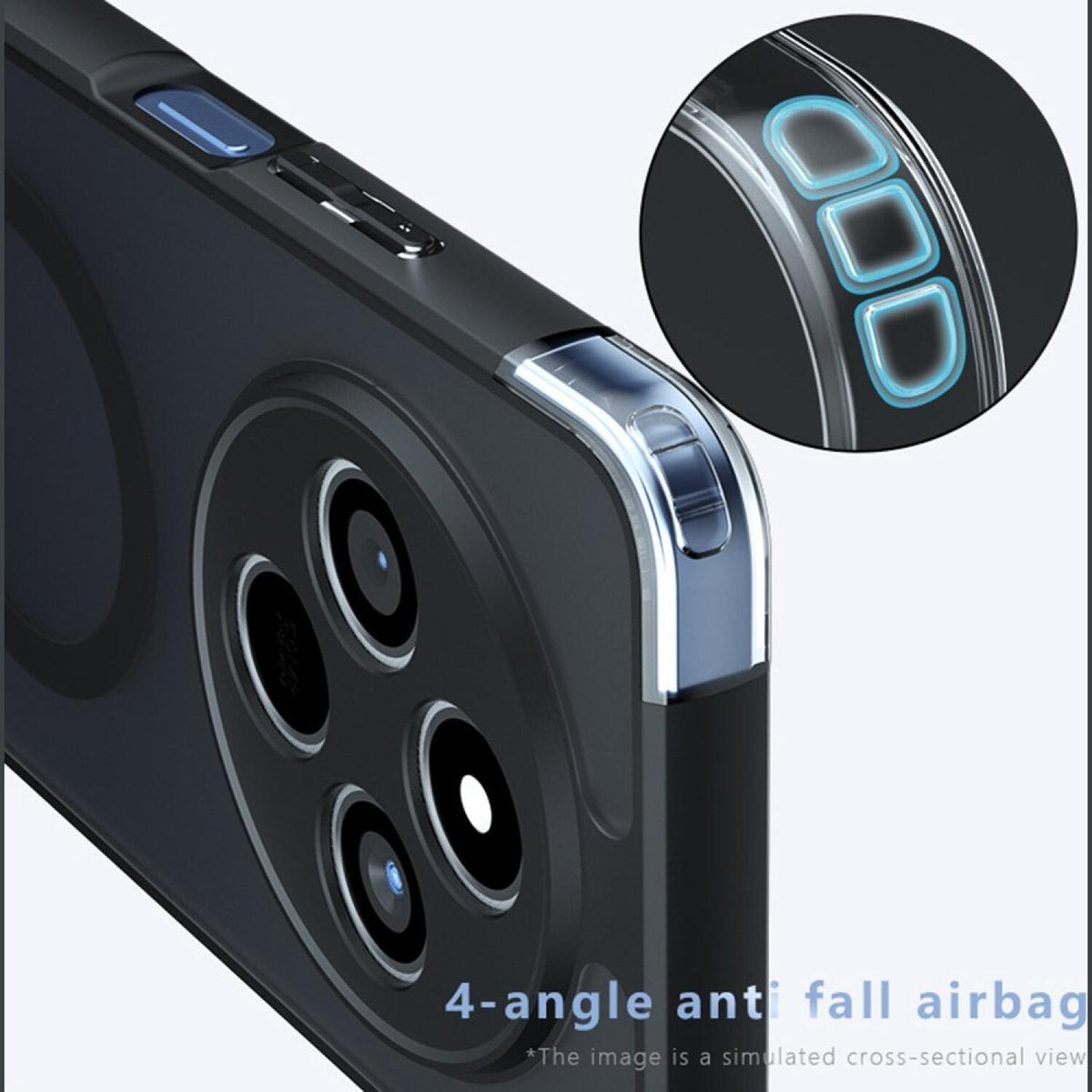 Θήκη Xiaomi Redmi 14C / Poco C75 Techsuit PureFrost Σκληρή Ημιδιάφανη με MagSafe - Frosted Black (5949419320635)