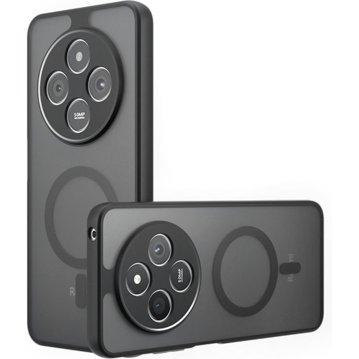 Θήκη Xiaomi Redmi 14C / Poco C75 Techsuit PureFrost Σκληρή Ημιδιάφανη με MagSafe - Frosted Black (5949419320635)