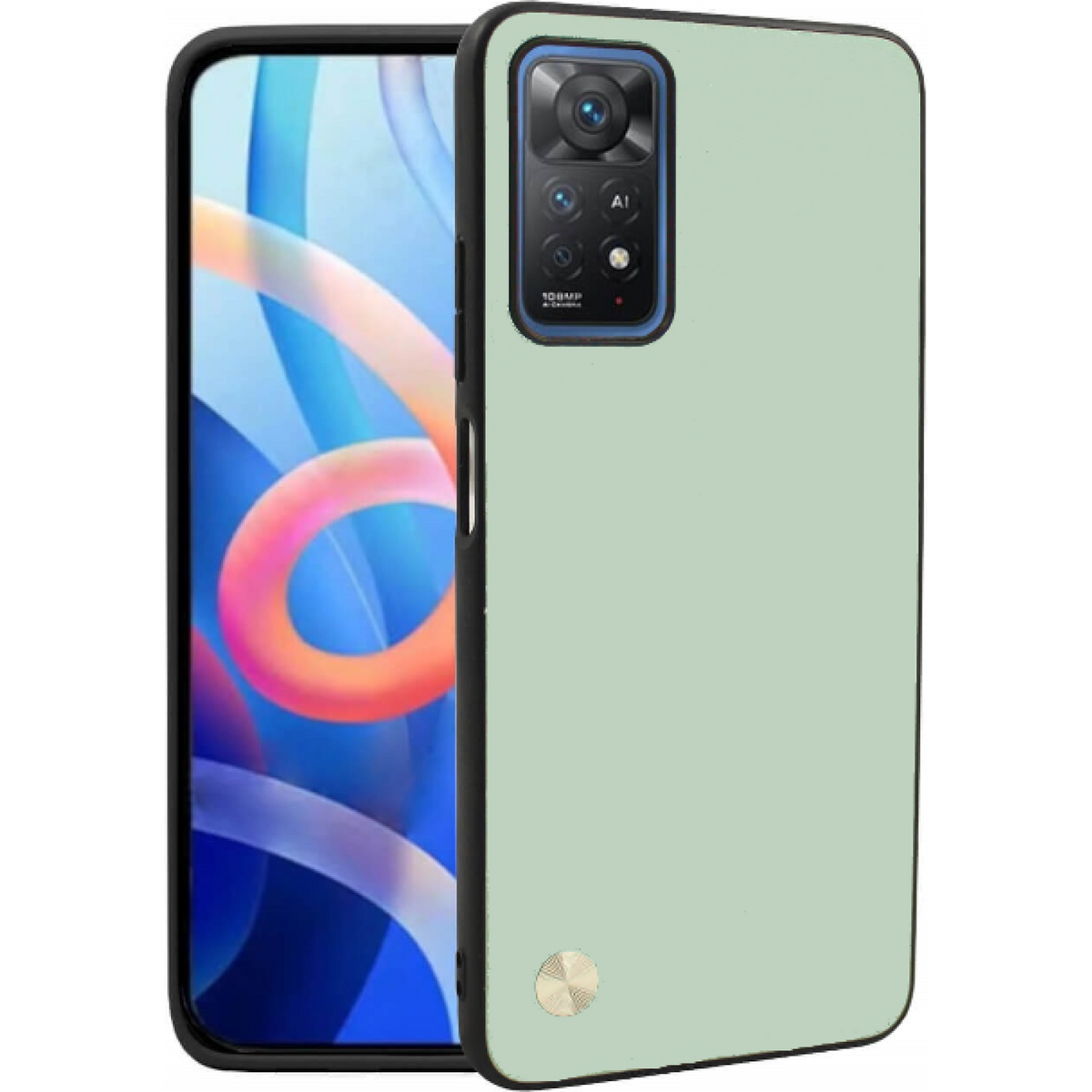Θήκη Xiaomi Redmi Note 11 Pro / Redmi Note 12 Pro 4G Bodycell Vegan Cover Σκληρή - Light Green (5206015077593)
