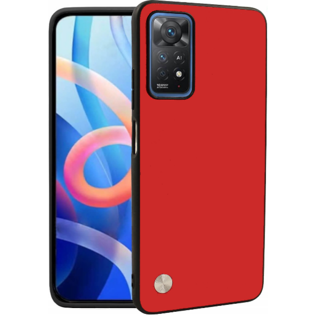 Θήκη Xiaomi Redmi Note 11 Pro / Redmi Note 12 Pro 4G Bodycell Vegan Cover Σκληρή - Red (5206015077609)