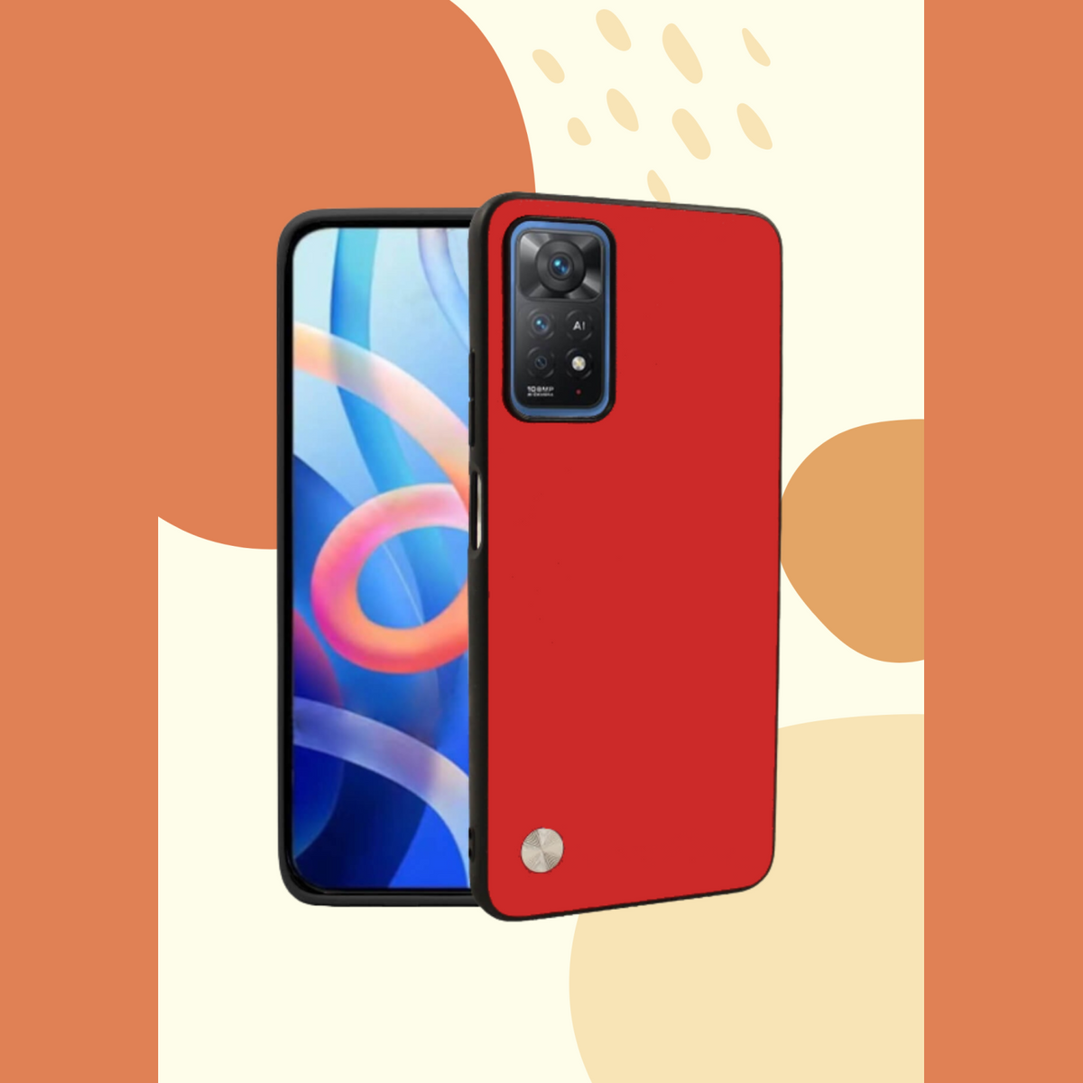 Θήκη Xiaomi Redmi Note 11 Pro / Redmi Note 12 Pro 4G Bodycell Vegan Cover Σκληρή - Red (5206015077609)