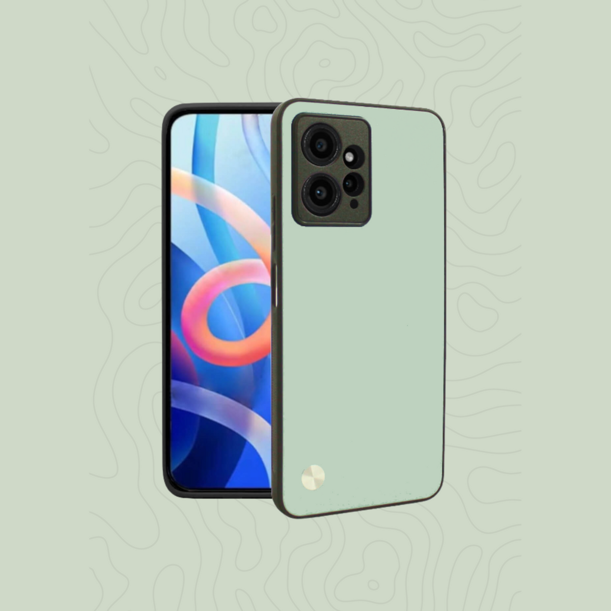 Θήκη Xiaomi Redmi Note 12 4G Bodycell Vegan Cover Σκληρή - Light Green (5206015077678)