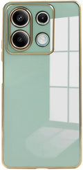 Θήκη Xiaomi Redmi Note 13 5G - Bodycell Gold Plated Σιλικόνης - Mint Green (5206015074448)