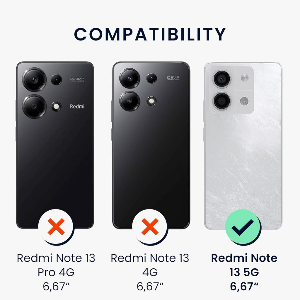 Θήκη Xiaomi Redmi Note 13 5G - KWmobile Soft Flexible Rubber Cover Σιλικόνης - Teal Matte (KWM000020LM002C)