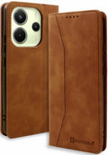Θήκη Xiaomi Redmi Note 14 5G Bodycell Book Case Πορτοφόλι - Brown (5206015080654)