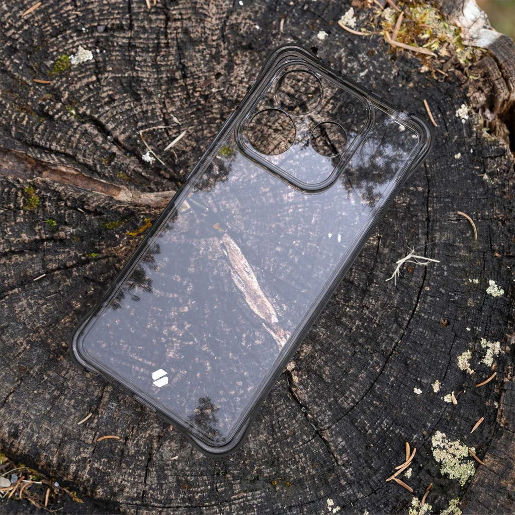 Θήκη Xiaomi Redmi Note 14 5G Spacecase Anti-Shock Διάφανη Σιλικόνης 1mm - Clear (5905719117047)