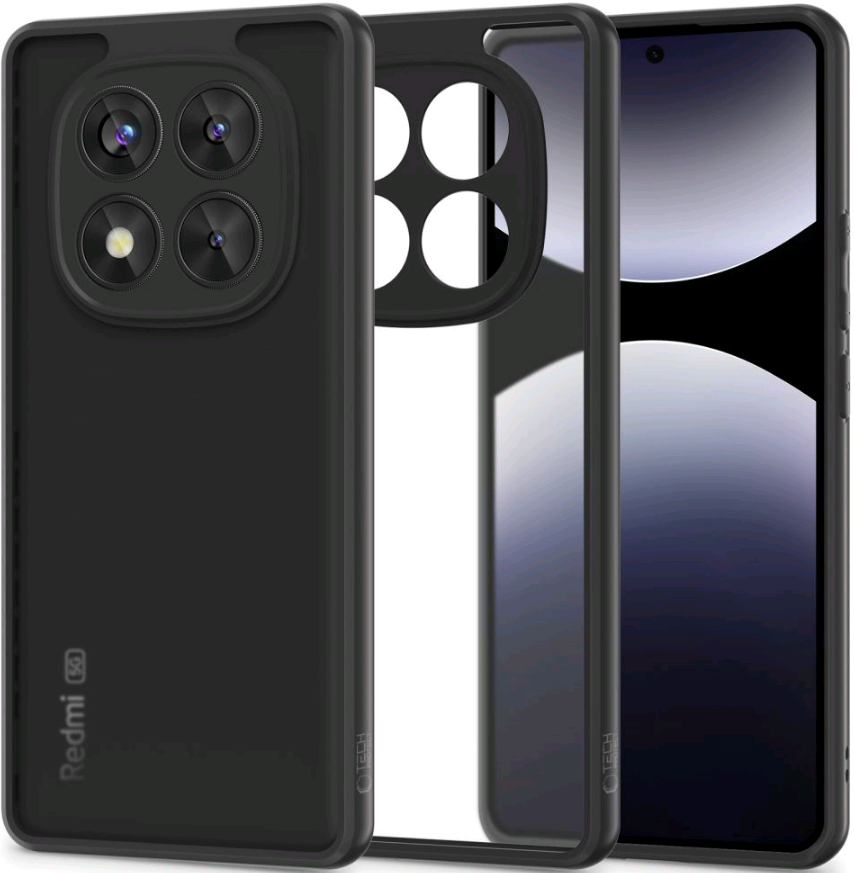 Θήκη Xiaomi Redmi Note 14 Pro 5G / Poco X7 Tech-Protect MagMat Σκληρή Ημιδιάφανη - Matte Black (5906302361458)
