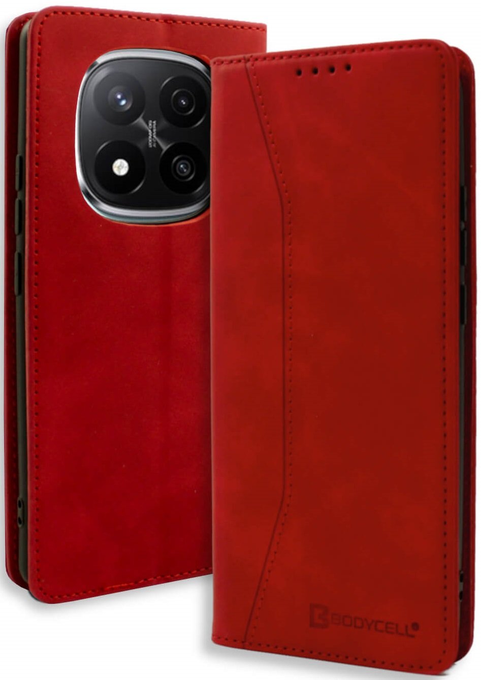 Θήκη Xiaomi Redmi Note 14 Pro Plus 5G Bodycell Book Case Πορτοφόλι - Red (5206015080753)