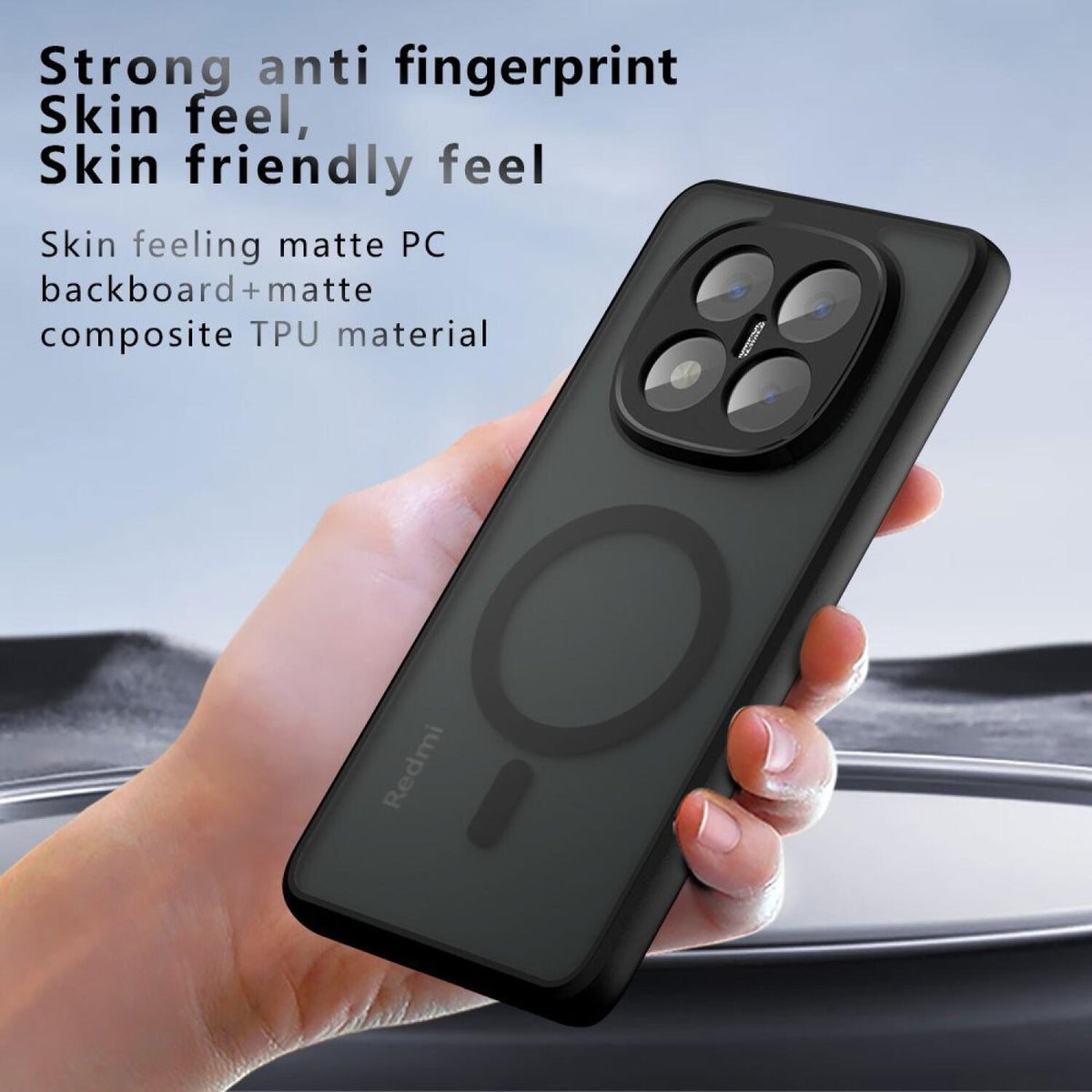 Θήκη Xiaomi Redmi Note 14 Pro Plus 5G Techsuit PureFrost Σκληρή Ημιδιάφανη με MagSafe - Frosted Black (5949419320604)