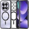 Θήκη Xiaomi Redmi Note 15 / Poco M8 Techsuit Luxury Crystal Διάφανη Σιλικόνης με MagSafe - Black (5949419368170)