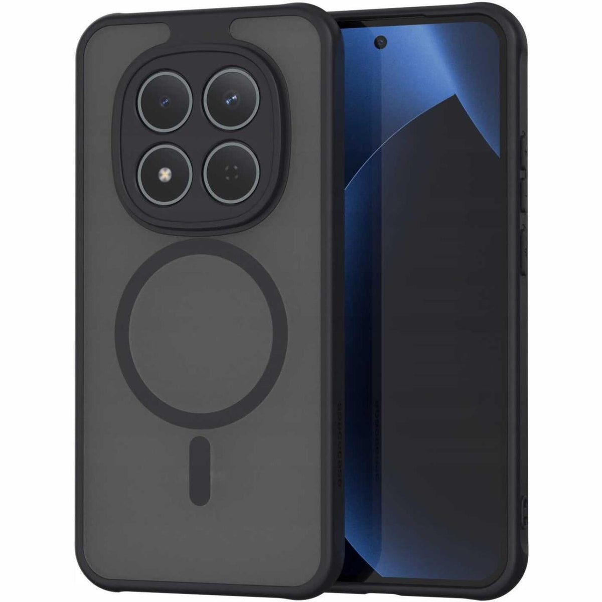 Θήκη Xiaomi Redmi Note 15 Pro 4G Spacecase Hybrid MagSafe Σκληρή Ημιδιάφανη με MagSafe - Black (5905719140120)