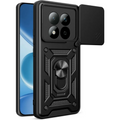 Θήκη Xiaomi Redmi Note 15 Pro 5G Bodycell Armor Slide Ανθεκτική με Κάλυμμα για την Κάμερα & Μεταλλικό Ring Holder - Black (52