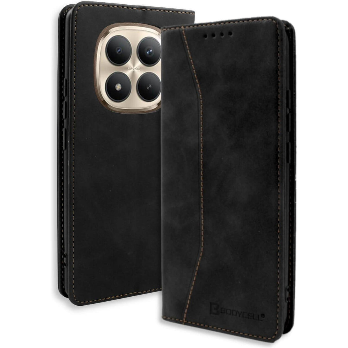 Θήκη Xiaomi Redmi Note 15 Pro 5G Bodycell Book Case Πορτοφόλι - Black (5206015085543)