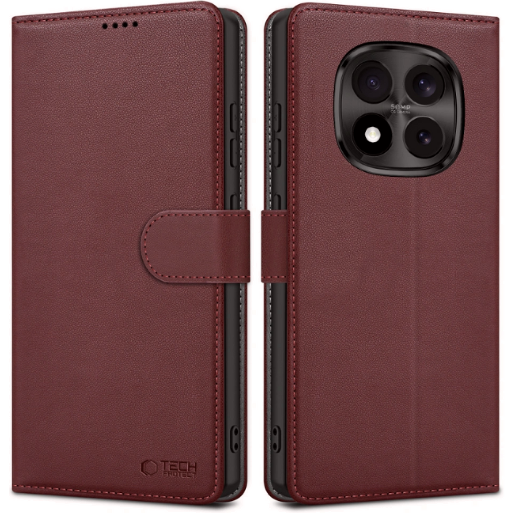 Θήκη Xiaomi Redmi Note 15 Pro 5G Tech-Protect Wallet Πορτοφόλι - Mulberry (5906302352913)