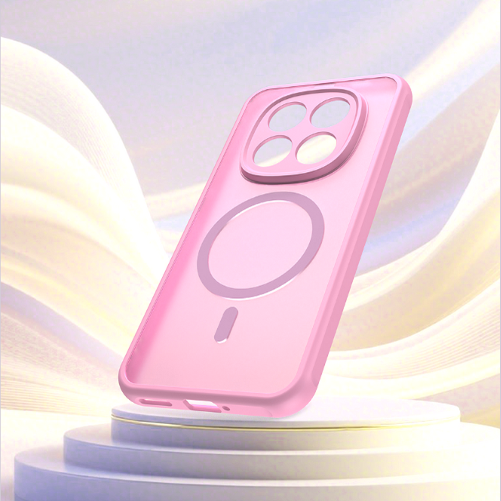 Θήκη Xiaomi Redmi Note 15 Pro 5G Techsuit HaloFrost II MagSafe Σκληρή Ημιδιάφανη με MagSafe - Pink (5949419358195)