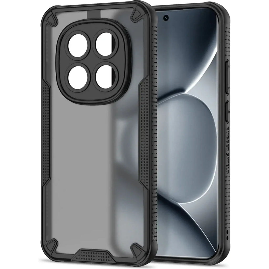 Θήκη Xiaomi Redmi Note 15 Pro Plus / Poco M8 Pro Tech-Protect Rugged Shield Σκληρή Ημιδιάφανη - Matte Black (5906302353040)