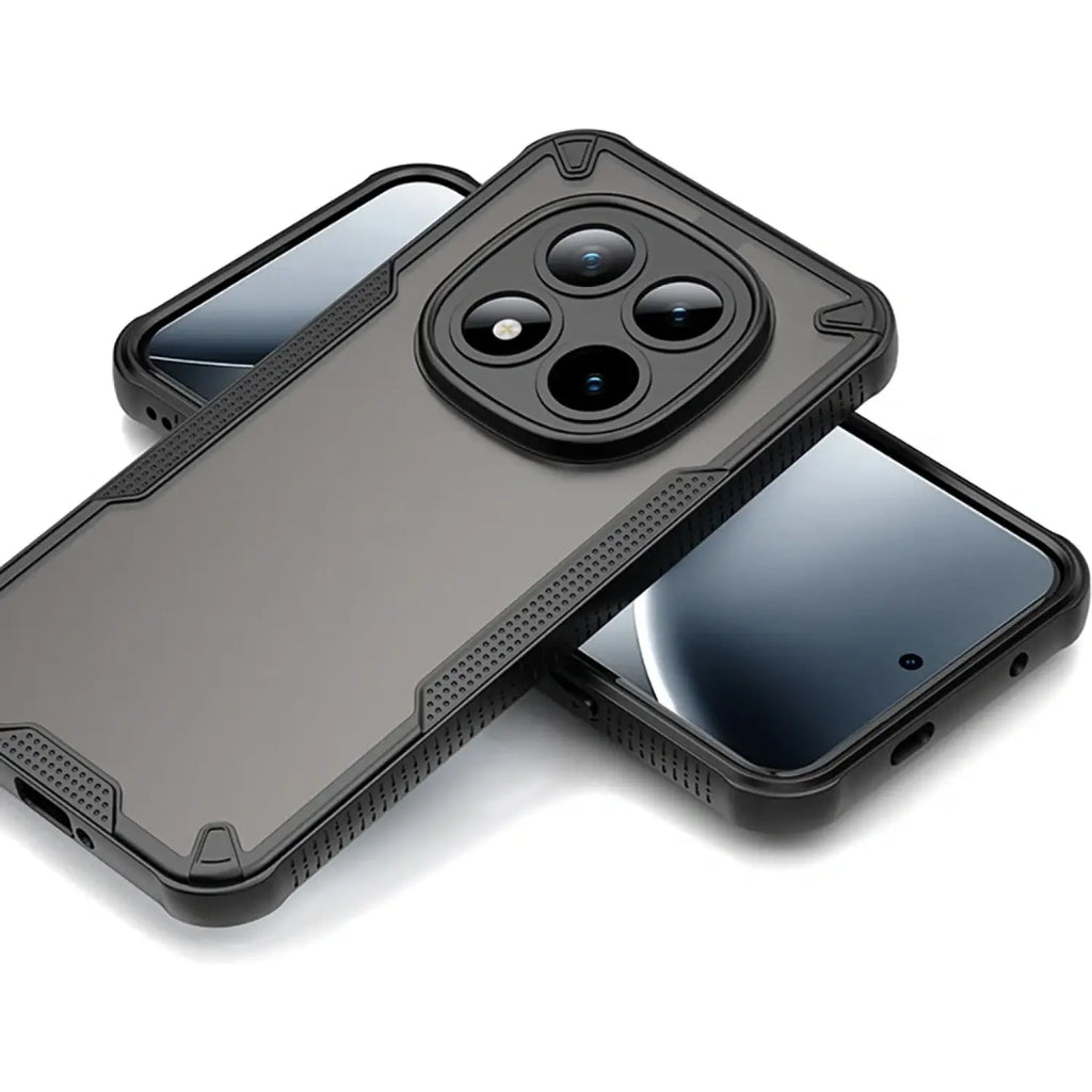 Θήκη Xiaomi Redmi Note 15 Pro Plus / Poco M8 Pro Tech-Protect Rugged Shield Σκληρή Ημιδιάφανη - Matte Black (5906302353040)