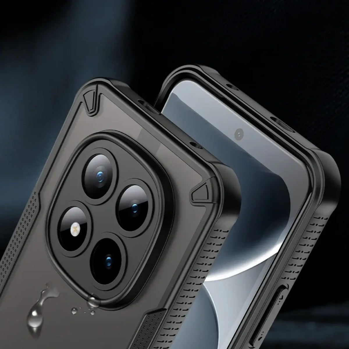 Θήκη Xiaomi Redmi Note 15 Pro Plus / Poco M8 Pro Tech-Protect Rugged Shield Σκληρή Ημιδιάφανη με MagSafe - Matte Black (59063