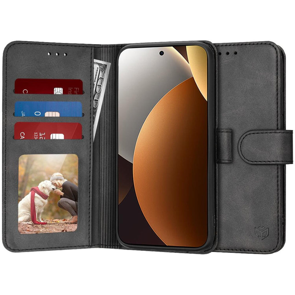 Θήκη Xiaomi Redmi Note 15 Pro Plus / Poco M8 Pro Techsuit Diary Book Πορτοφόλι - Black (5949419355552)