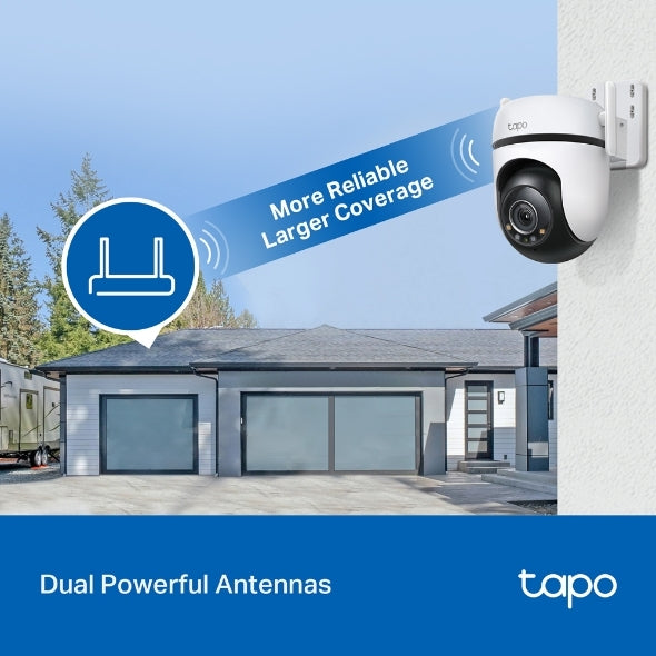 TP-LINK Tapo C520WS v1 IP Κάμερα Παρακολούθησης Wi-Fi Full HD+ 4MP Αδιάβροχη με Αμφίδρομη Επικοινωνία