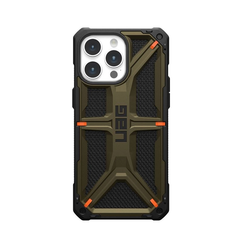 UAG Monarch - Ανθεκτική Θήκη Apple iPhone 15 Pro Max - Kevlar Elemental Green (11429811397B)