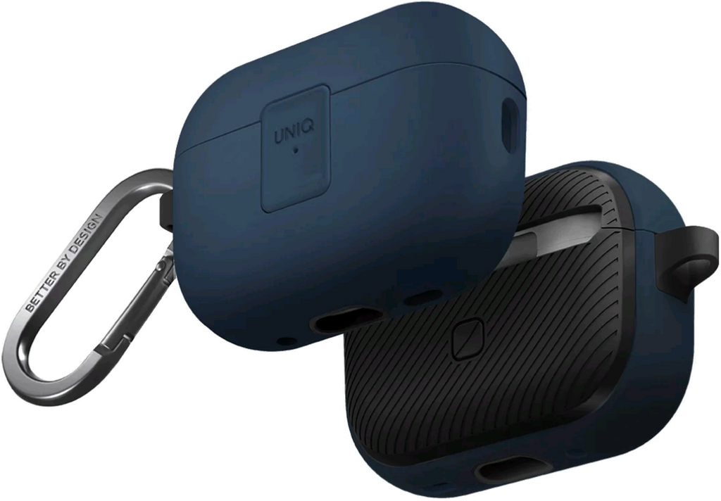 Uniq Clyde - Σκληρή Θήκη με Μαγνητικό Κλείσιμο - Apple AirPods Pro 2nd Gen - Royal Blue / Dark Grey (UNIQ-AIRPODSPRO2-CLYRBLU