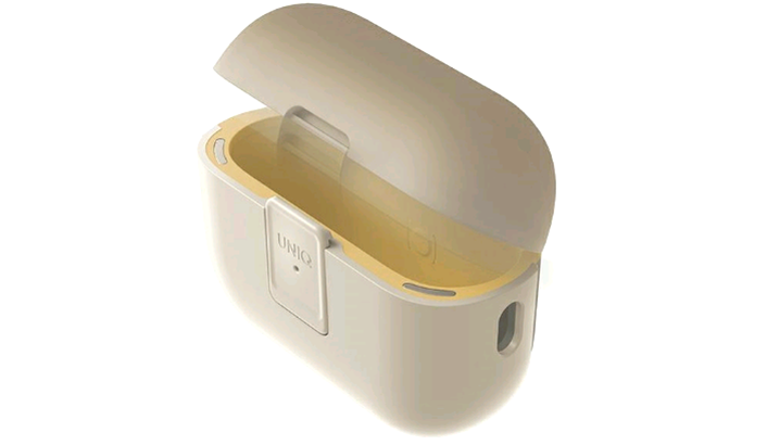 Uniq Clyde - Σκληρή Θήκη με Μαγνητικό Κλείσιμο - Apple AirPods Pro 2nd Gen - Ivory / Canary Yellow (UNIQ-AIRPODSPRO2-CLYIVYCY