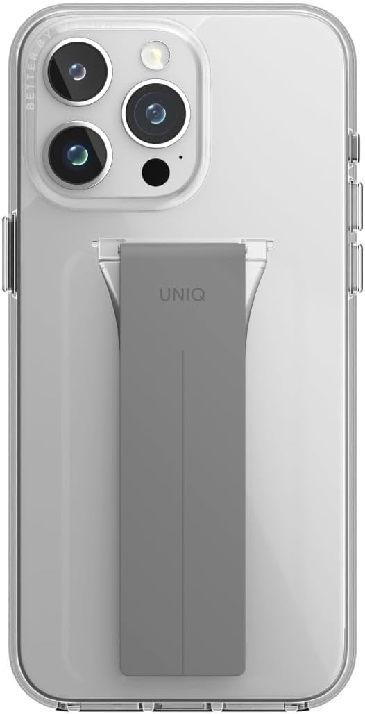 Uniq Heldro Mount Plus - Ανθεκτική Διάφανη Θήκη με Kickstand / Λουράκι Χειρός & Μαγνητικό Finger Holder - Apple iPhone 15 Pro