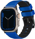 Uniq Linus Αδιάβροχο Λουράκι Premium Σιλικόνης Apple Watch Ultra/SE/11/10/9/8/7/6/5/4 (49/46/45/44mm) - Racing Blue (UNIQ-49M