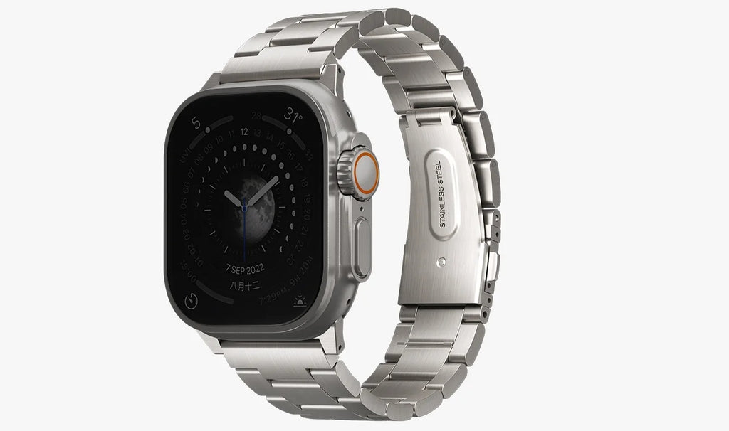 Uniq Osta Stainless Steel Band - Μεταλλικό Λουράκι από Ανοξείδωτο Ατσάλι - Apple Watch Ultra/SE/11/10/9/8/7/6/5/4 (49/46/45/4
