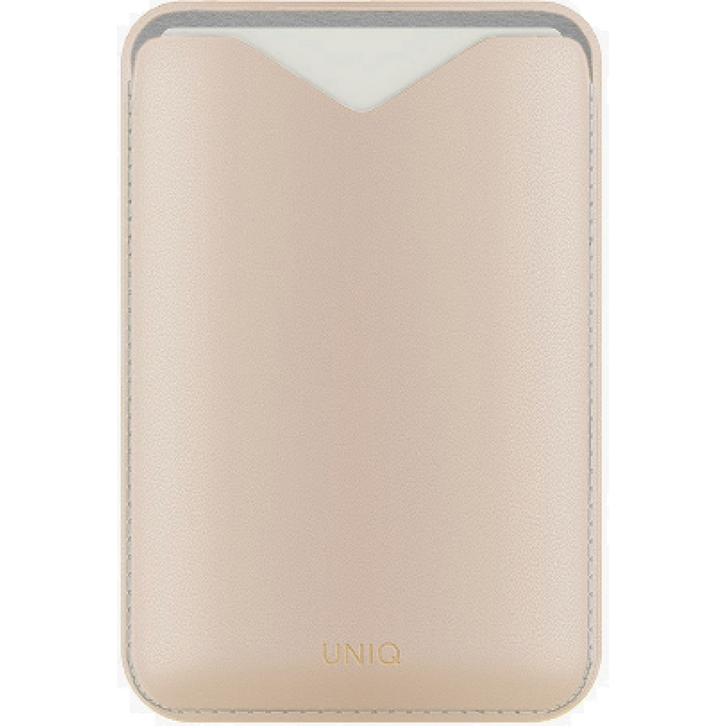 Universal Θήκη Uniq Lyden Evo MagSafe Πορτοφόλι για Κάρτες με Αναδιπλούμενη Βάση από Δέρμα Vegan - Blush Pink (UNIQ-LYDENEVO-