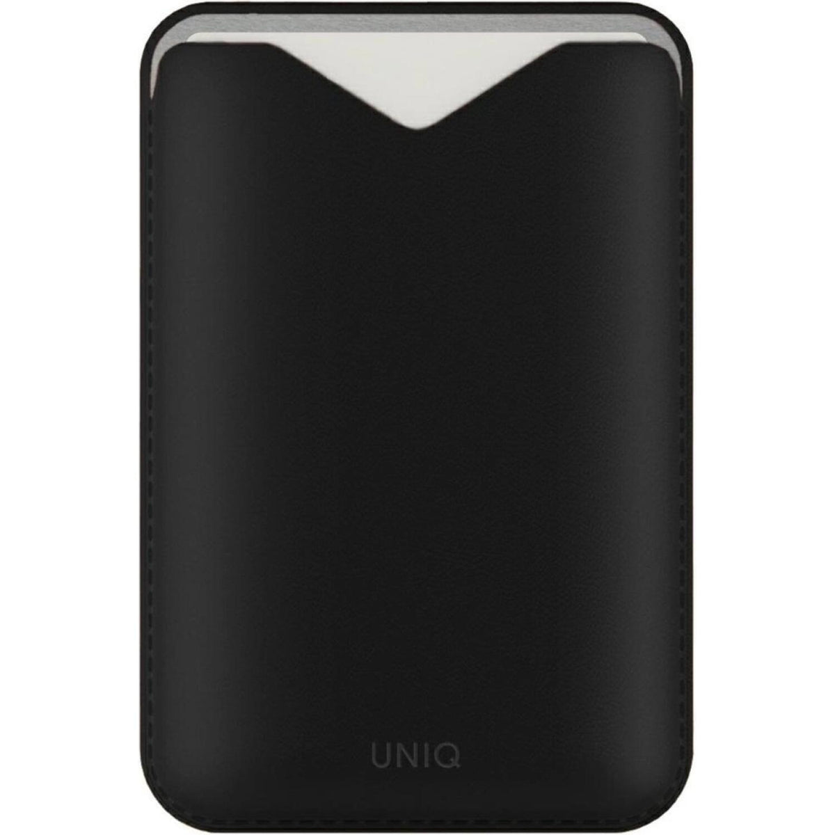 Universal Θήκη Uniq Lyden Evo MagSafe Πορτοφόλι για Κάρτες με Αναδιπλούμενη Βάση από Δέρμα Vegan - Dallas Black (UNIQ-LYDENEV