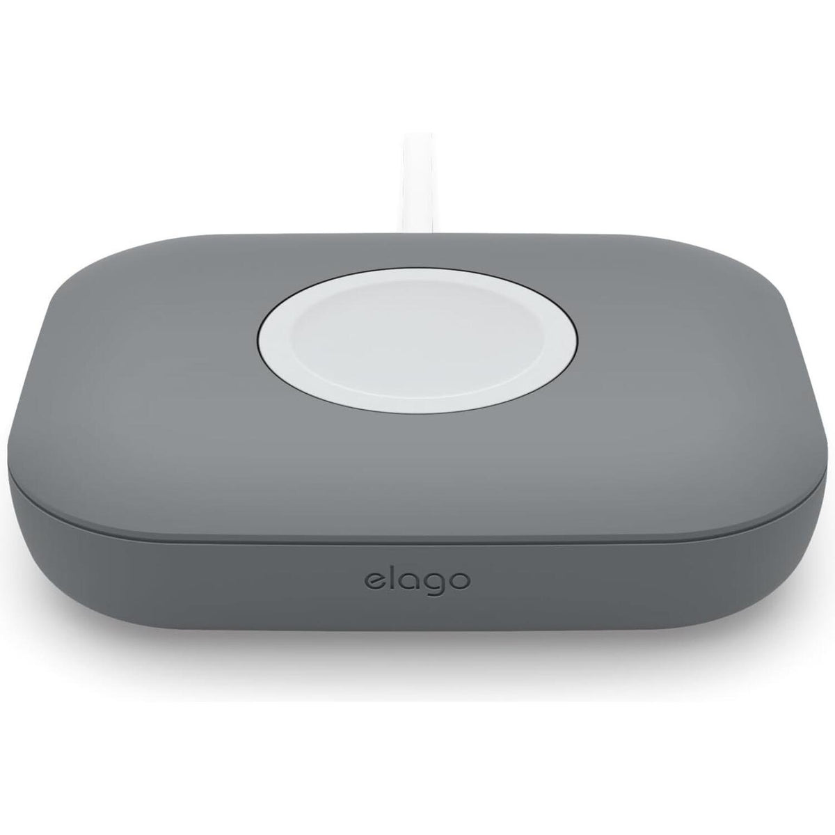 Βάση Elago Magnetic Charger Pad Premium Σιλικόνης για Φορτιστή Apple Watch / AirPods & Samsung Galaxy Watch 7 / 6 / 5 - Dark 