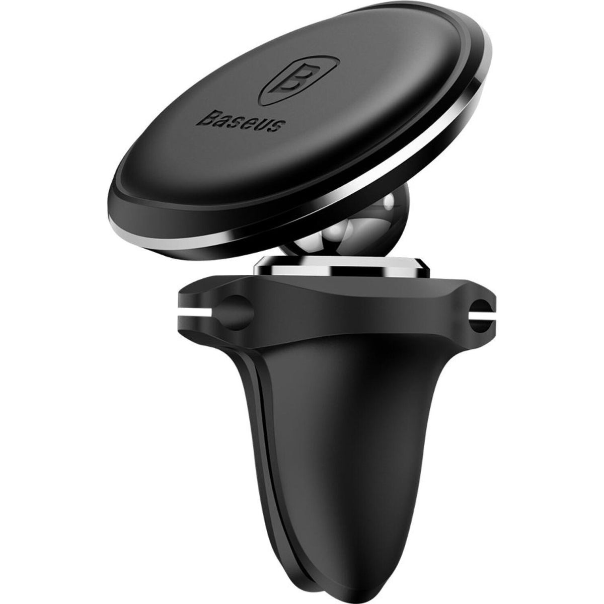 Βάση Κινητών Αυτοκινήτου Baseus Magnetic Car Mount Μαγνητική για Αεραγωγούς με Clip Καλωδίου - Cluster Black (C40141201113-00
