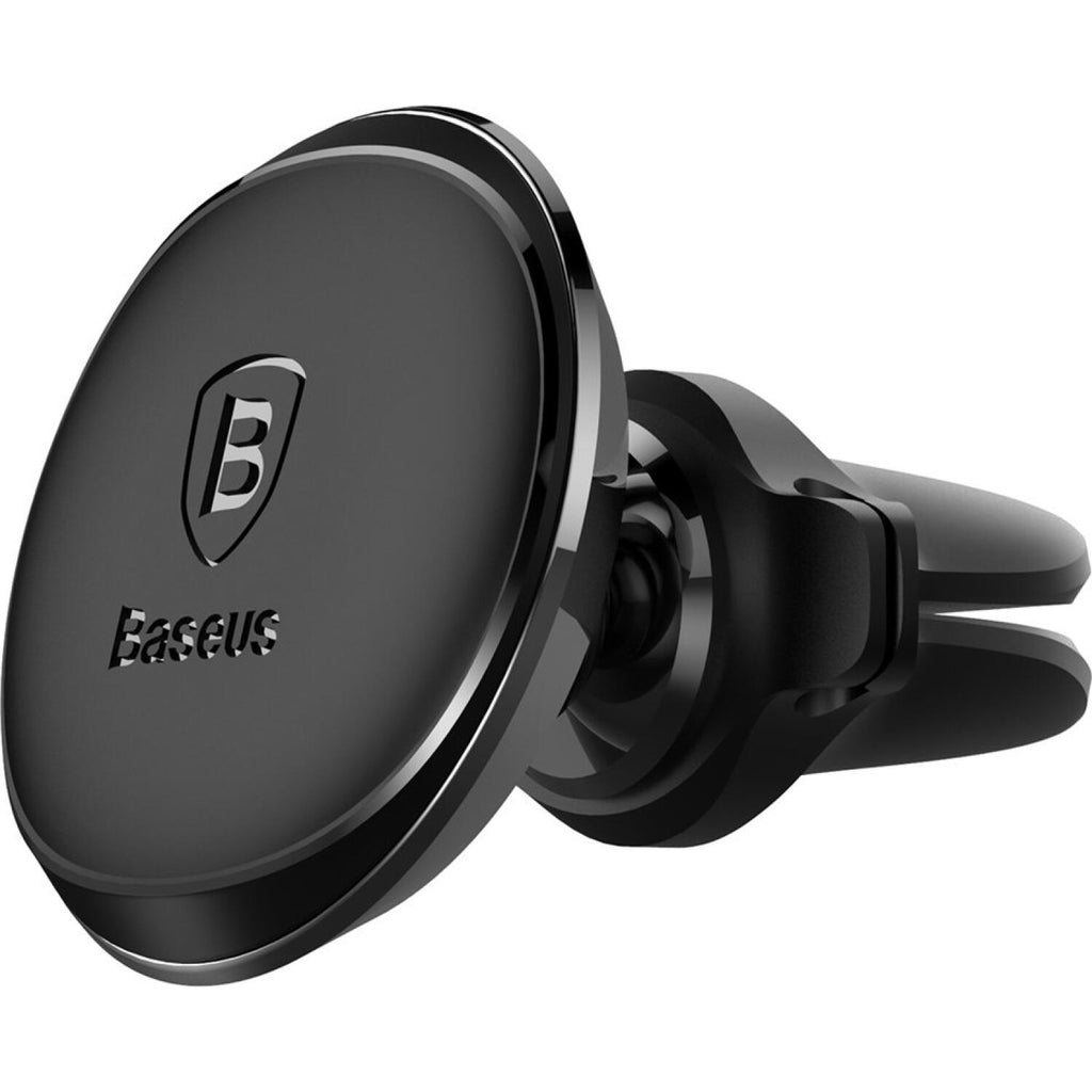 Βάση Κινητών Αυτοκινήτου Baseus Magnetic Car Mount Μαγνητική για Αεραγωγούς με Clip Καλωδίου - Cluster Black (C40141201113-00