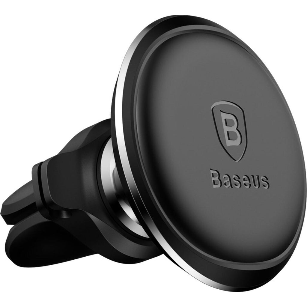 Βάση Κινητών Αυτοκινήτου Baseus Magnetic Car Mount Μαγνητική για Αεραγωγούς με Clip Καλωδίου - Cluster Black (C40141201113-00