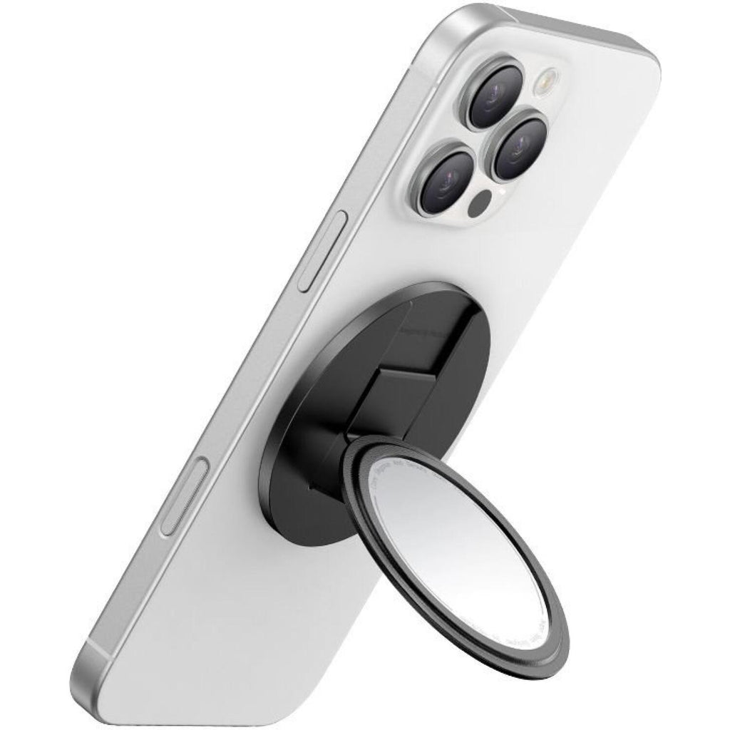 Βάση Στήριξης Mcdodo Napa Leather Magnetic Stand with Mirror Μαγνητική MagSafe με Ενσωματωμένο Καθρέφτη - Black (MR-7912)
