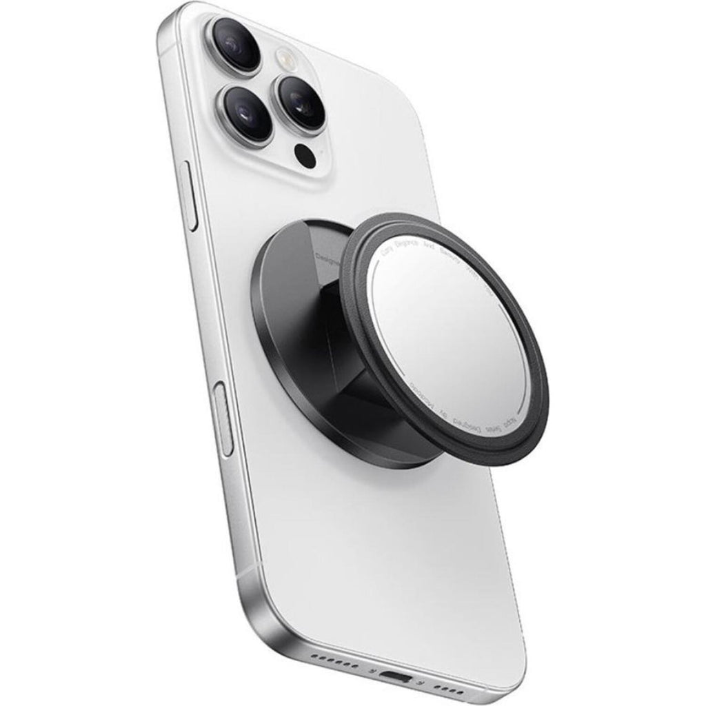 Βάση Στήριξης Mcdodo Napa Leather Magnetic Stand with Mirror Μαγνητική MagSafe με Ενσωματωμένο Καθρέφτη - Black (MR-7912)
