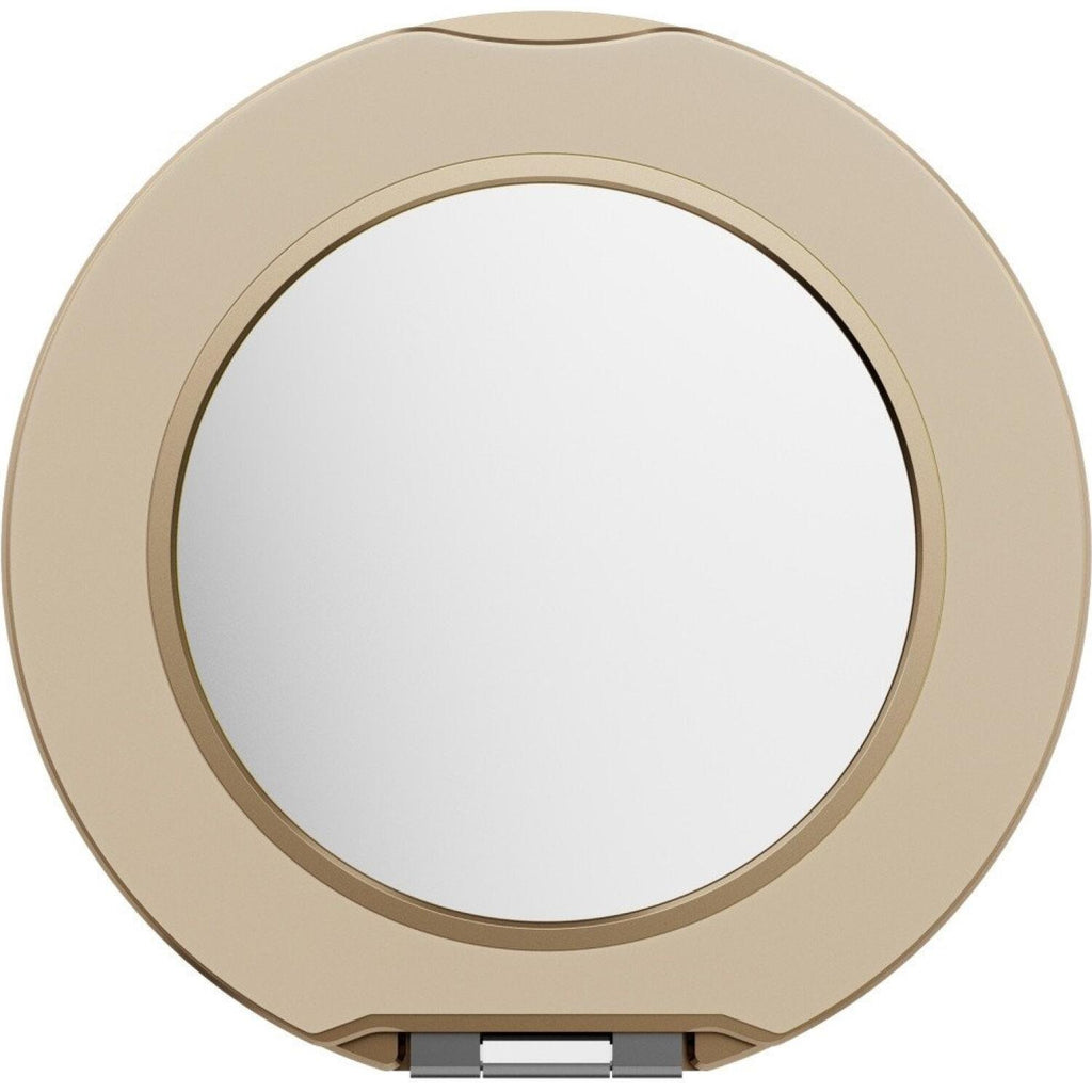 Βάση Στήριξης Uniq Coehl Luna Μαγνητική MagSafe με KickStand / Βεντούζα & Ενσωματωμένο Καθρέφτη - Milk Sand (UNIQ-LUNA-MSAND)