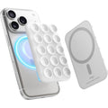 Βάση Στήριξης Elago Phone Mount για Κινητά / Smartphones με MagSafe & Βεντούζα από Σιλικόνη - White (EMSSUCTION-WH)