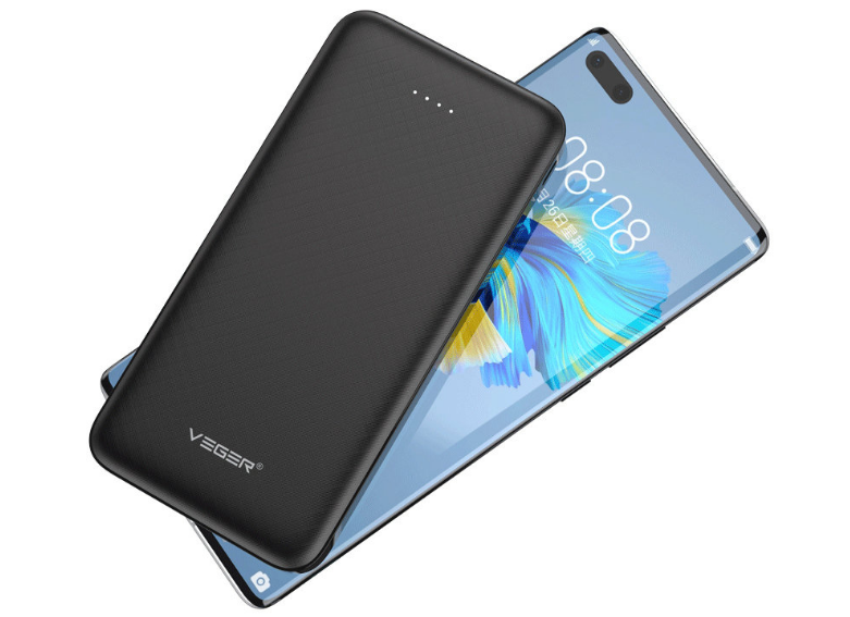 Veger PowerBank A10 - Φορητή Μπαταρία Φόρτισης με 2 x USB-Α - 10.000mAh - Black (W1065)