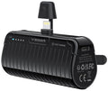 Veger PowerBank PlugOn-L Pro - Φορητή Μπαταρία Φόρτισης με Ενσωματωμένο Lightning και KickStand - 5000mAh - 20W - Black (W055