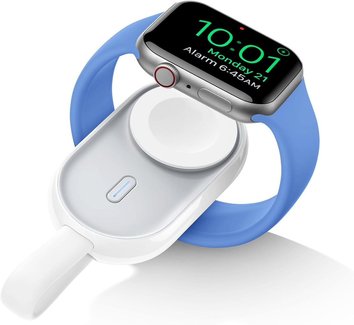 Veger W0102 Portable Charger for Apple Watch - Φορητός Ασύρματος Φορτιστής Apple Watch 1200mAh - 2.5W - White (6970453557205)