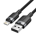 Vention Καλώδιο USB  2.0 A σε Lightning 2.4A 2M Μαύρο (Vention LAMBH)