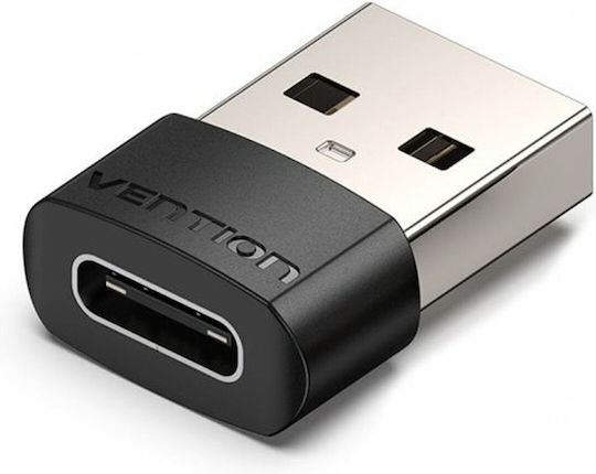 Vention Μετατροπέας USB-A male σε USB-C female 1τμχ CDWB0