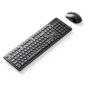Vention Wireless Full-Sized Keyboard and Mouse Combo with Mouse Pad Black Slim Type - US English Layout KTDB0-EN