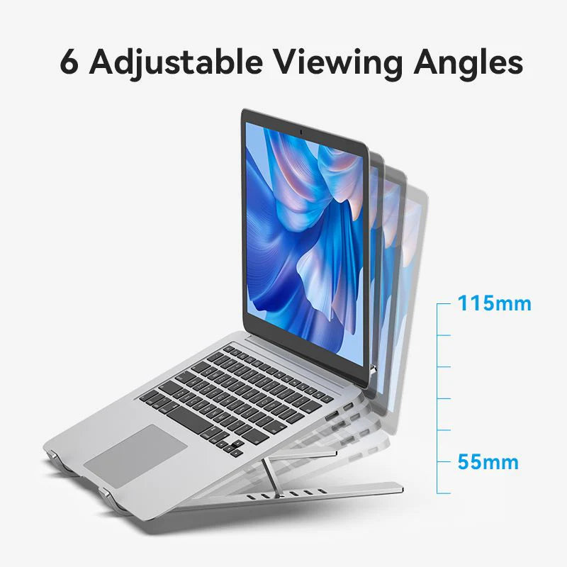 Vention Foldable Laptop Stand Silver Aluminum Alloy TypeKDMI0